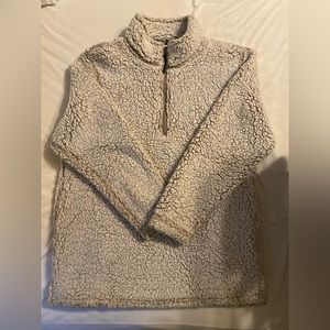 Medium Stillwater Supply Co. Sherpa/ Teddy quarter zip